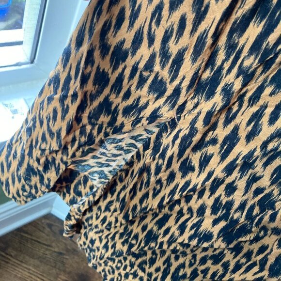 JOE FRESH LEOPARD PRINT KIMONO SIZE S/M - Picture 5 of 9